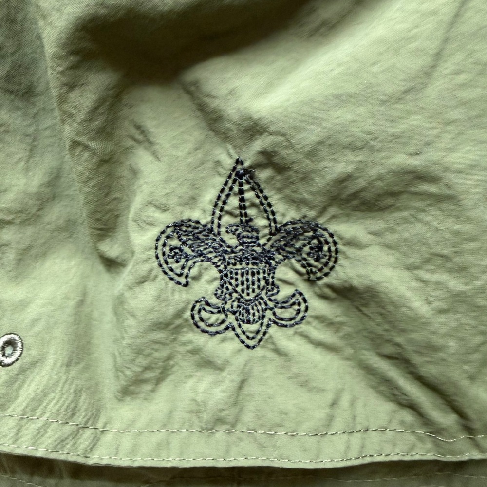 Boy Scouts of America Centennial Uniform Shorts Mens Large Green Nylon Cargo BSA - Picture 8 of 12